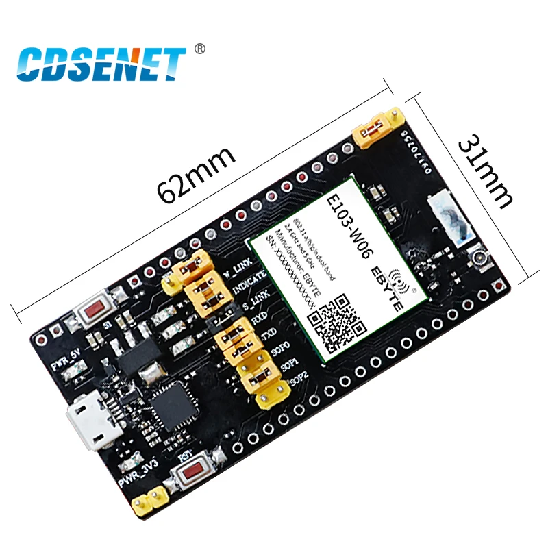 WIFI Testboard CC3235 2,4 GHz 5,8 GHz WIFI Wireless Module Serial Port 18dBm CDSENET E103-W06-TB MQTT HTTP TCP UDP Websoket