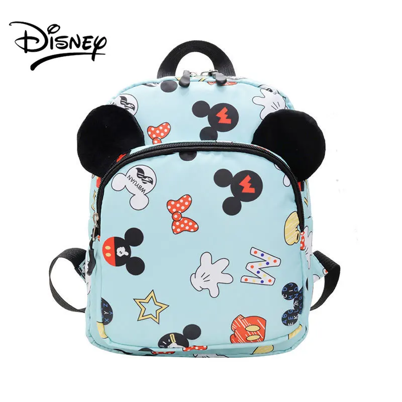 Disney Minnie Mouse Mochila para Menina Kids Children's School Bag para Jardim de Infância Estudantes Criança Mini Mochilas Mickey Infantil