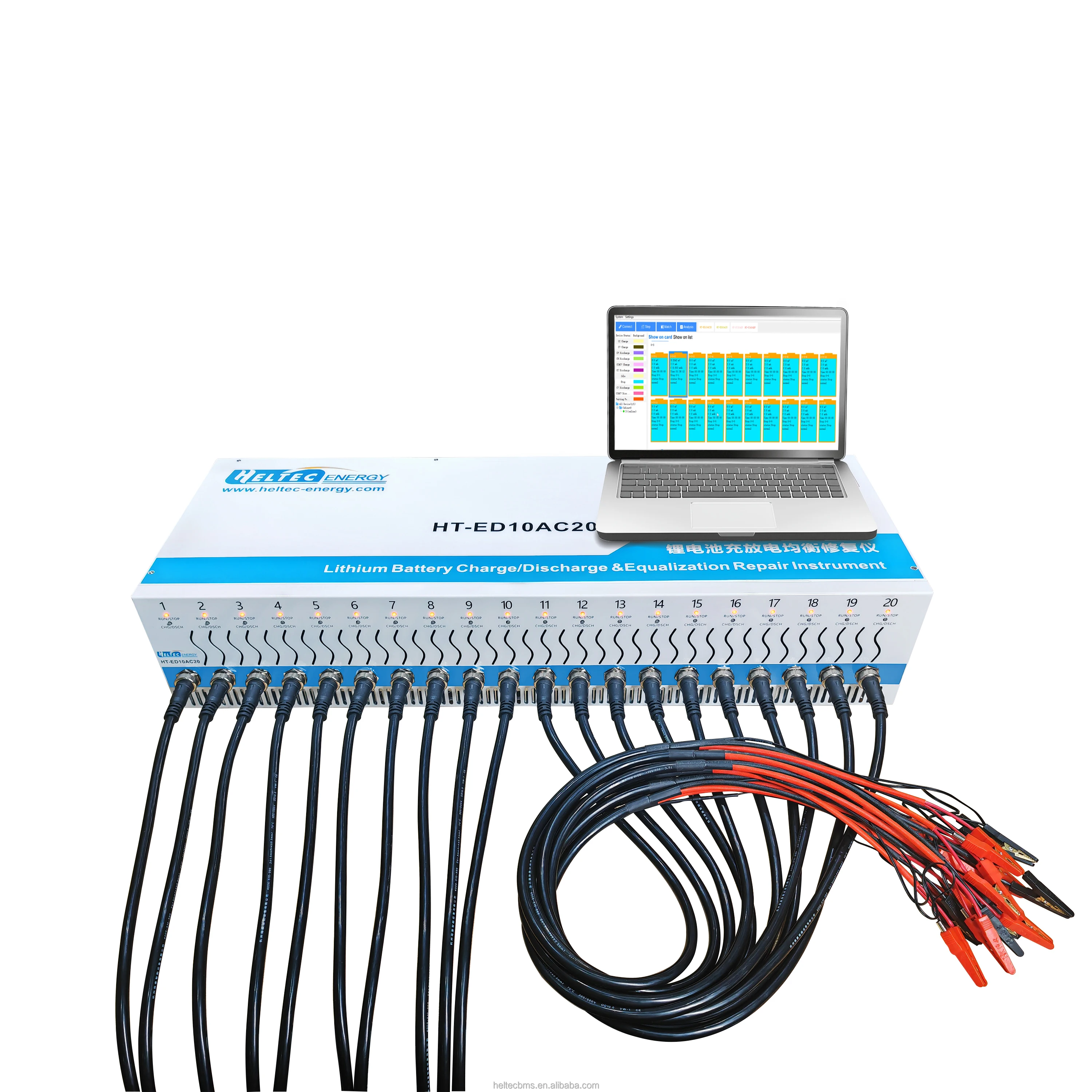 

Heltecbms 8S 16S 20S Lithium Ternary Lifepo4 Battery Capacity Tester 10A Voltage Equalization Balance Repair Tool