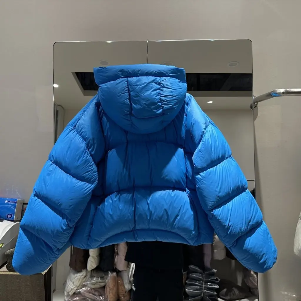 เสื้อแจ็คเก็ตผ้าฝ้ายหนานุ่มสำหรับฤดูหนาว มีฮู้ด สไตล์ลำลอง อเนกประสงค์ ทรงบิ่น สำหรับคนตัวเล็ก เสื้อคลุมแฟชั่นสำหรับผู้หญิง