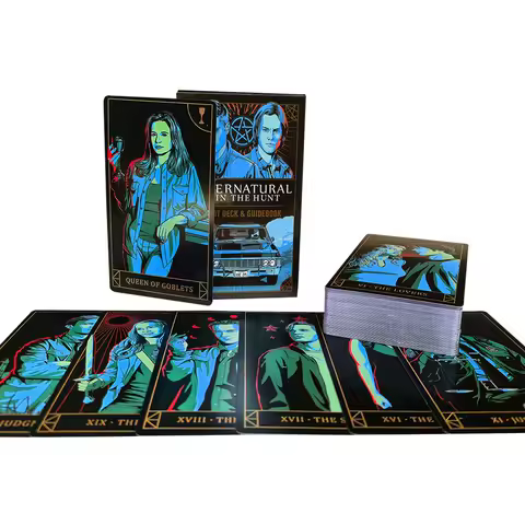 Hot Selling Supernatural Tarot Oracle Leisure Entertainment Card Family Gathering Divination Deck Tarot Board Playing Card Game