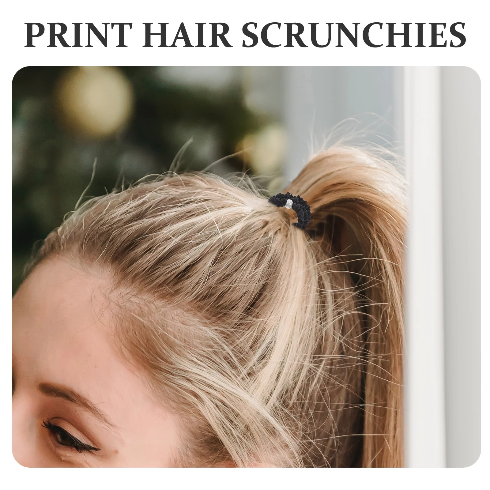 3 pezzi elastici elastici porta coda di cavallo con perle decorative fasce per capelli morbide e durevoli per le donne accessori elasticizzati stile Boho uso quotidiano