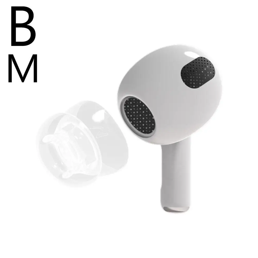Suitable For Apple AirPods4 Earplugs Ear Caps Suction Cup Self-adsorption Non-slip Physical Noise Reduction Earphone Cover R9A6