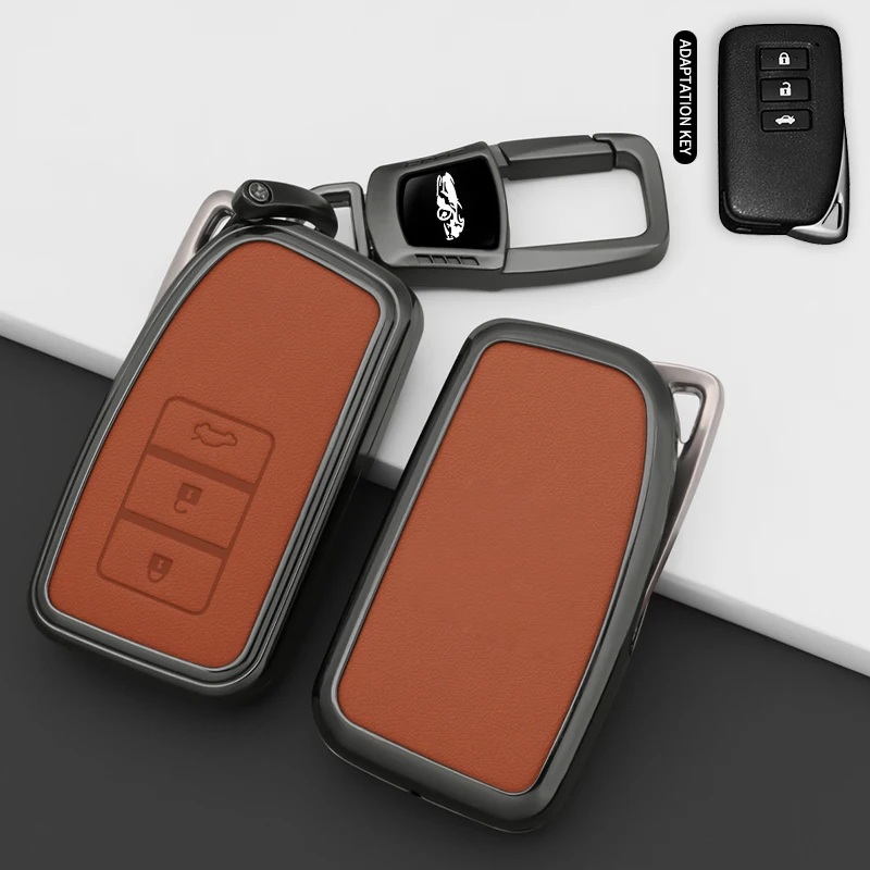 For Lexus ES250/300 GS300/450 NX200/300 RX300/450 LX570 XM38 Metal Car Key Protective Case funda llave llavero carcasa