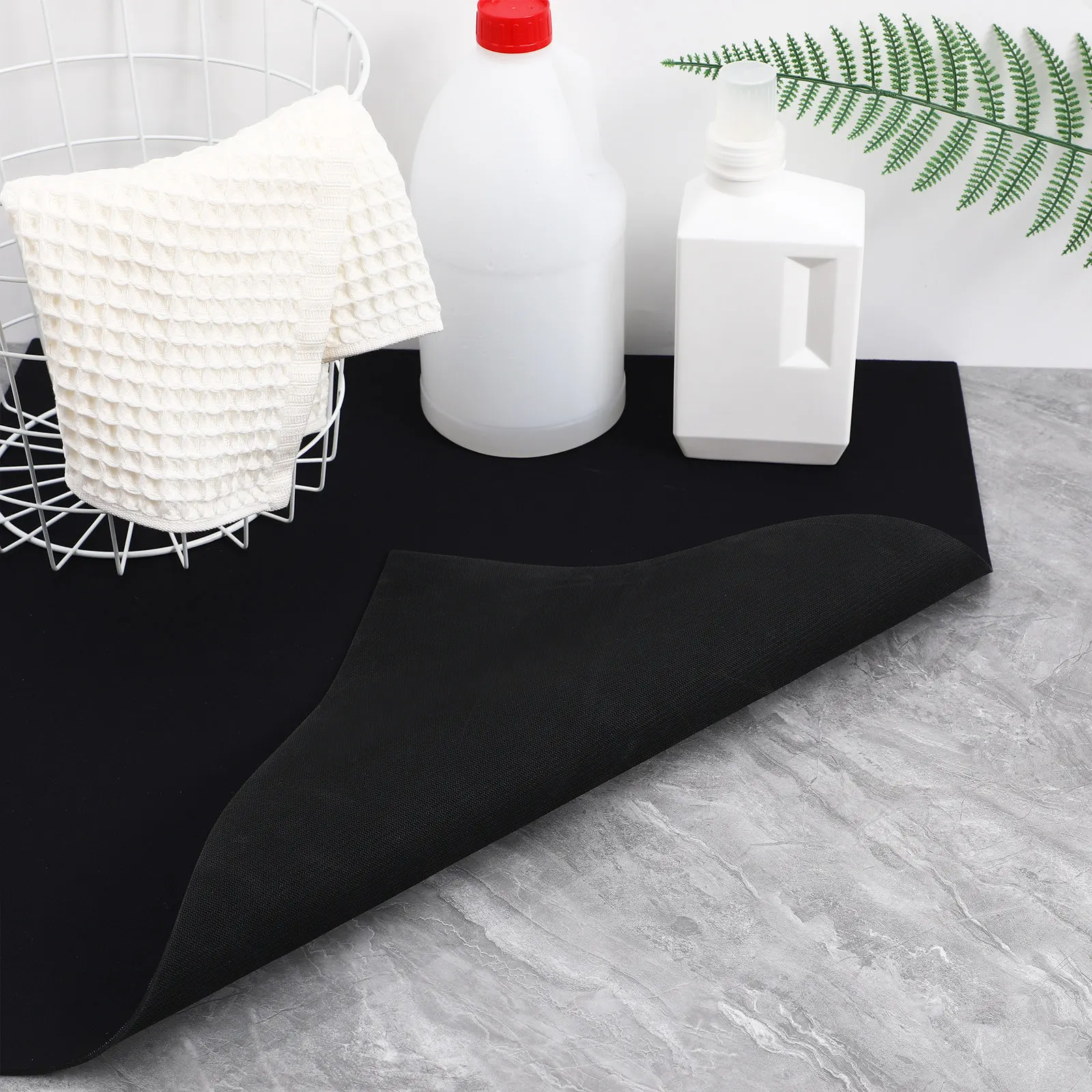 

Washing Machine Top Dust Cover Absorbent Nonslip Protector Mat for Washer Dryer Laundry Room Cover for Washer and Dryer Top