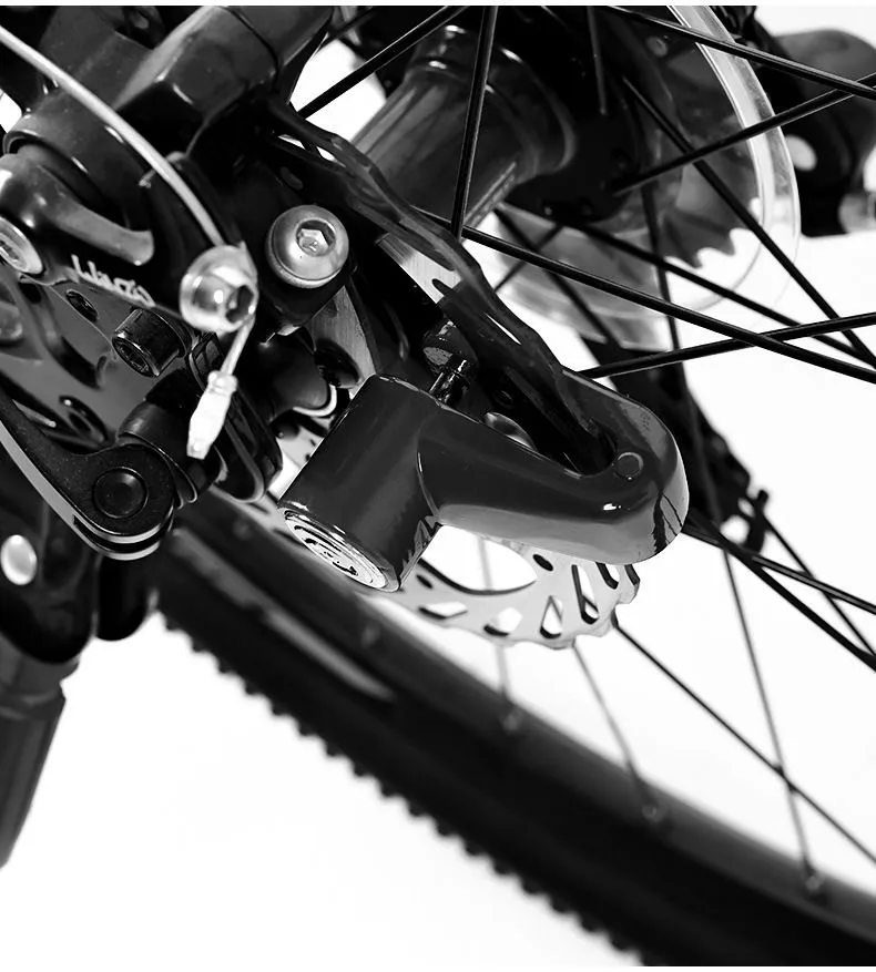 Sicherheits-Diebstahlschutz Fahrrad Motorrad Elektroroller Scheibenbremsen-Schloss 3-Farben Rennrad-Schloss – Detail 2