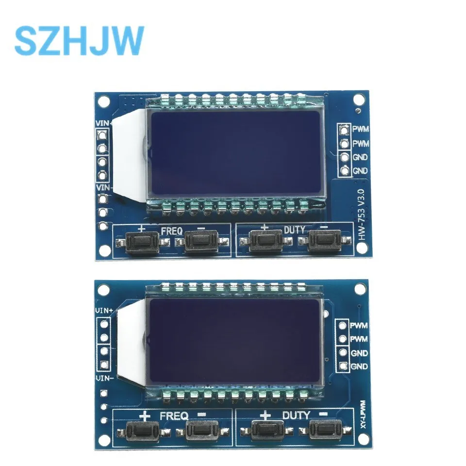 1Hz-150KHz Signal Generator Module Adjustable PWM Pulse Frequency Function Generator Duty Cycle TTL LCD Display 5V XY-LPWM