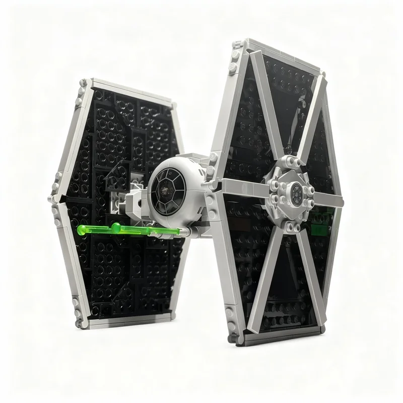 404pcs MOC TIE Starfighter Overhaul Star Battle Model Building Blocks Architecture Christmas Gifts Education Brick Toys Kids