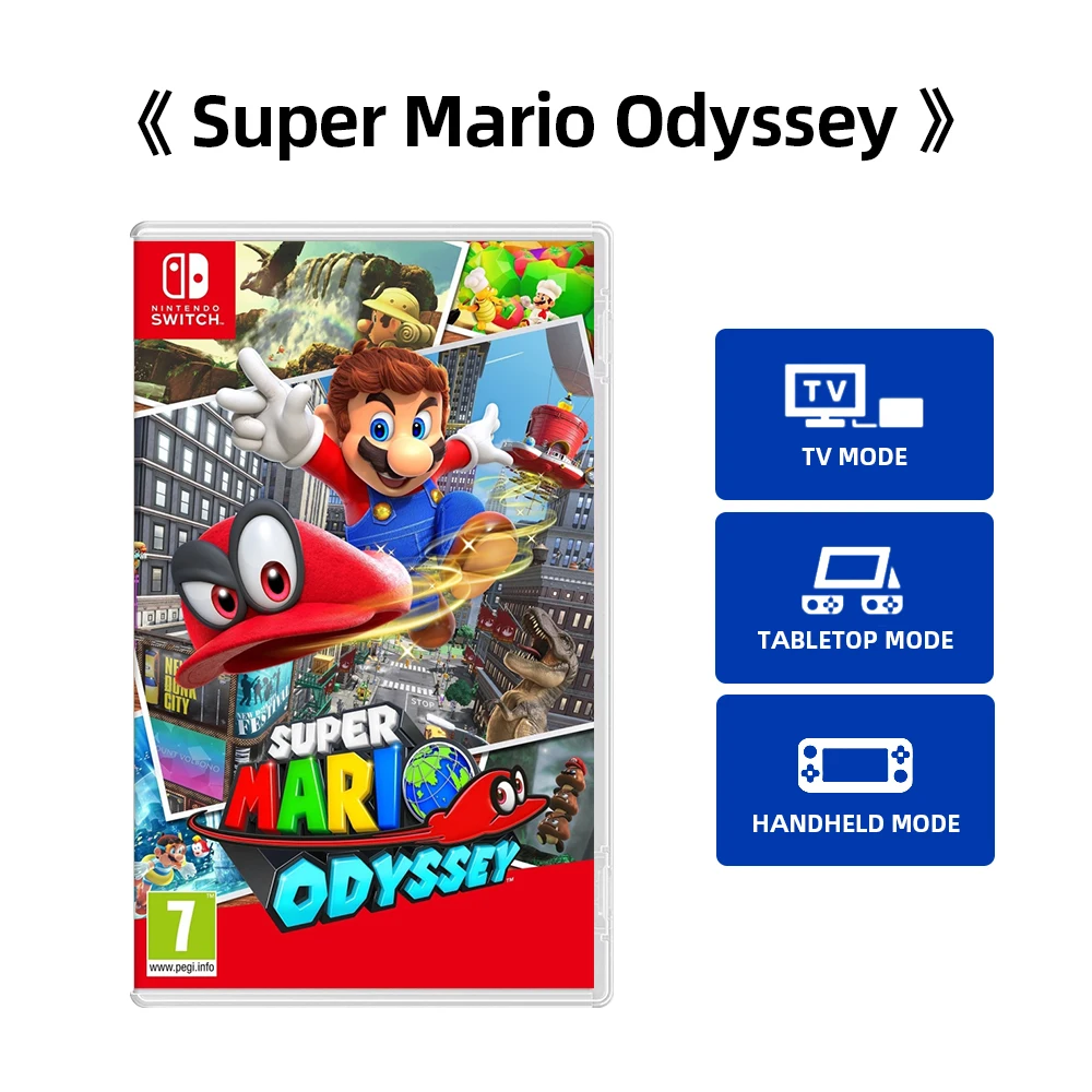 Super Mario Odyssey  -Nintendo Switch Game - 100% Original Physics Game Ink Cartridge for Switch OLED Lite