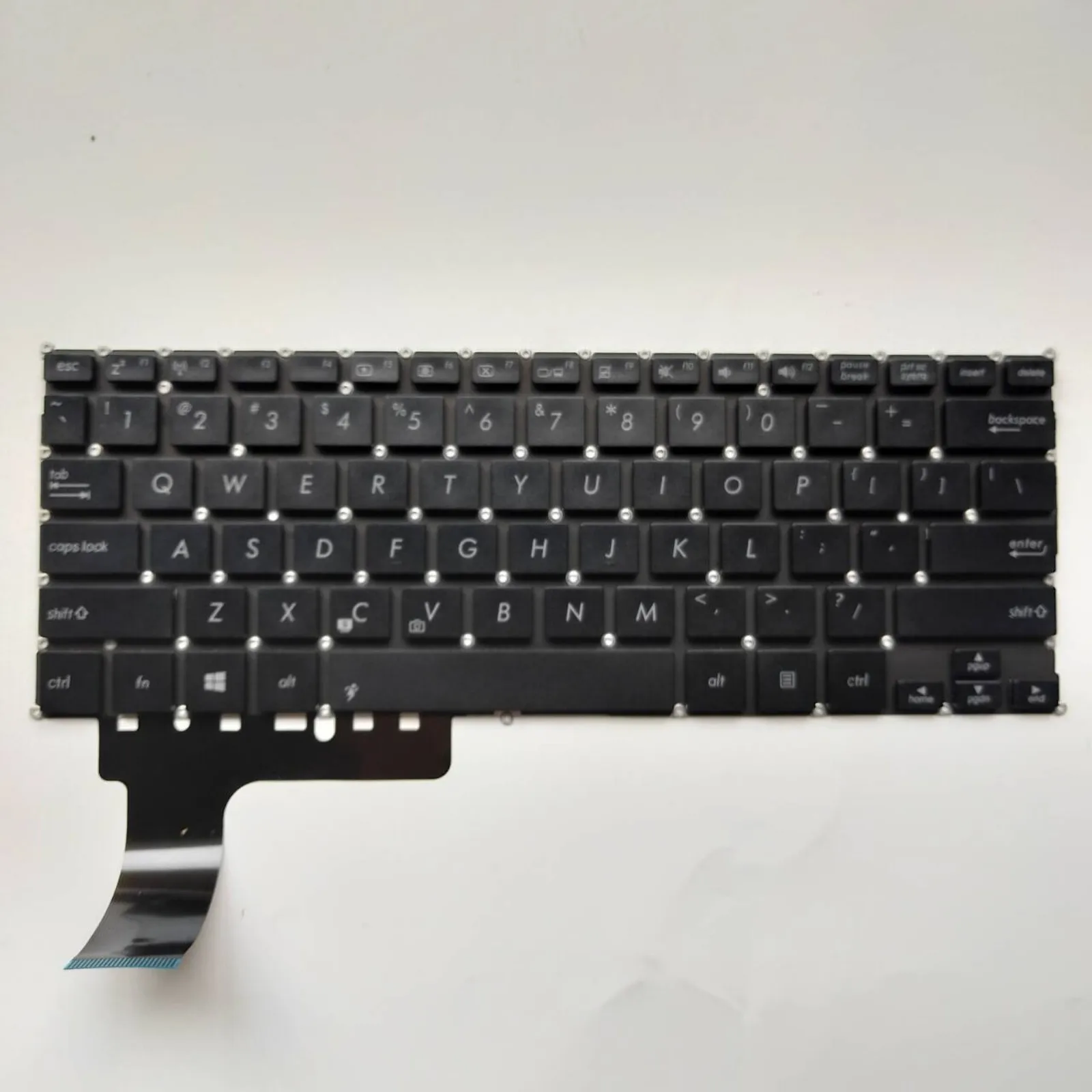 لوحة مفاتيح الكمبيوتر المحمول تخطيط الولايات المتحدة لـ Asus E201 E202 E202S E205 E202SA E202M E202MA X205 #4