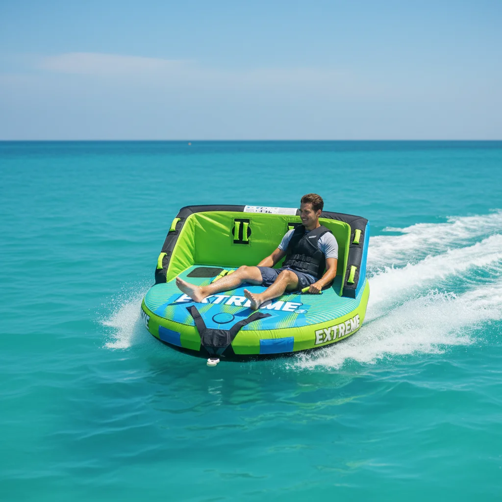Floating Towable Toys Watersports Inflatable Towing Tube Boat Tube Towable Water Tube Ride Inflatable