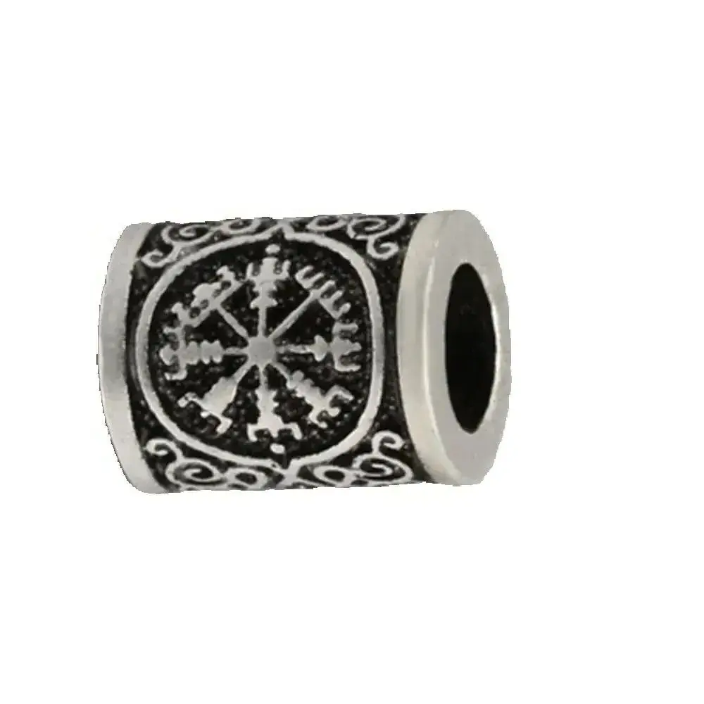 Viking Runes Charms Bead knot Compass triangle Trinity Odal Futhark Runes Beads Making   DIY Bracelets Necklace Jewelry