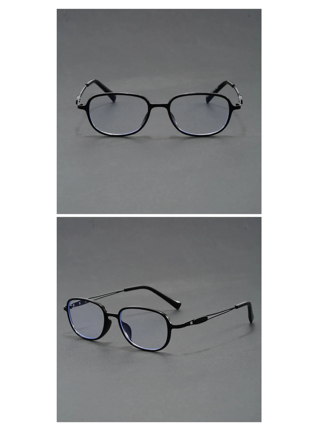 Japanische handgemachte reine Titan-Brille, kleine runde Herren-Retro-Design, ultraleichte Brille, flache Lichtbrille – Detail 2