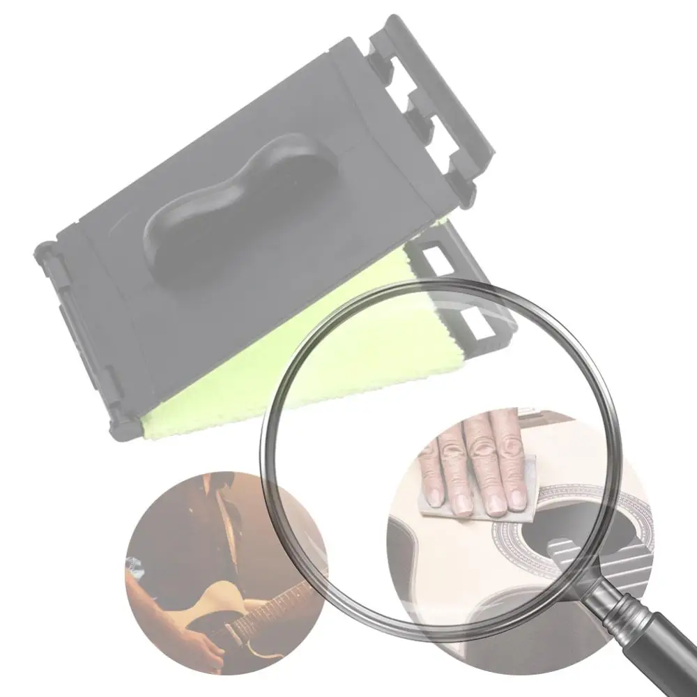 

Эргономичный портативный инструмент для чистки грифа электрогитары и ухода за струнами