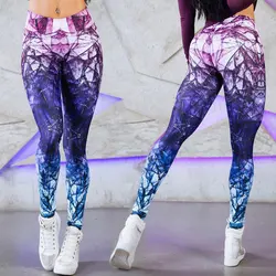 Sexy Push Up High Waist Women Leggings Marble Sporting Fitness Legging Plus Size Legins for Woman Pants