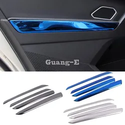 Car Inside Door Panel Strip Cover Inner Edge Sticker Trim Panel Frame For Volkswagen VW Tiguan L MK2 2016 2017 2018 2019 2020