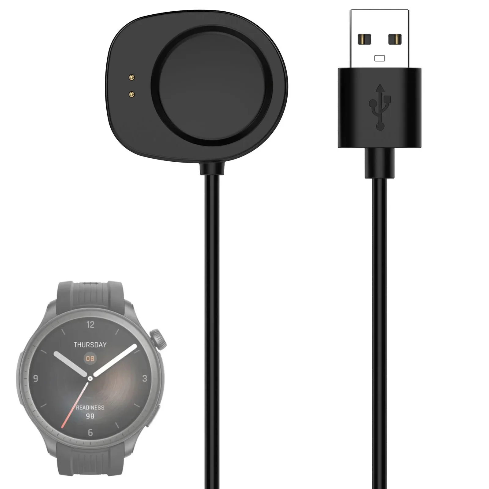 

Smartwatch Dock Charger Adapter USB Charging Cable Power Charge Wire for Amazfit Balance Sport Smart Watch Accessories