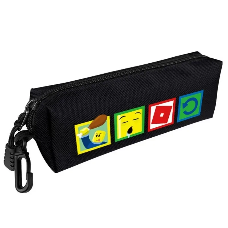 Roblox Game Cartoon Large Capacity School Bag Set with Pencil Case Travel Bag Student Learning Supplies Birthday Gifts