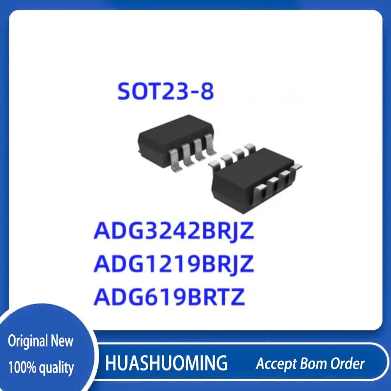 10Pcs/LOT ADG3242BRJZ  ADG3242 ADG3242BR ADG1219BRJZ ADG1219 ADG1219BR  ADG619BRTZ  ADG619  ADG619BR   SOT23-8