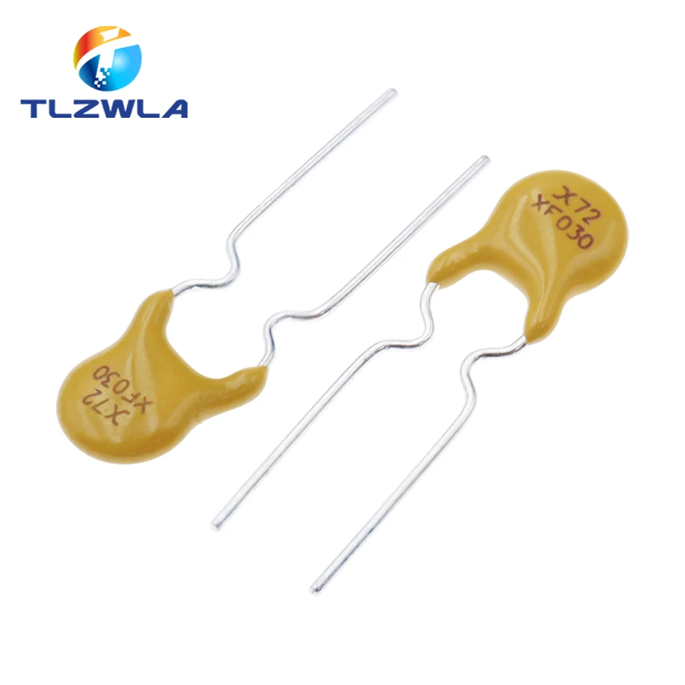 10PCS Self recovery fuse RXEF030 72V 0.3A 300MA PPTC
