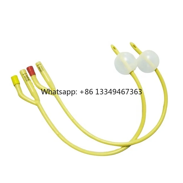 2-way Latex  Catheter With Silicone Coated for Urinary