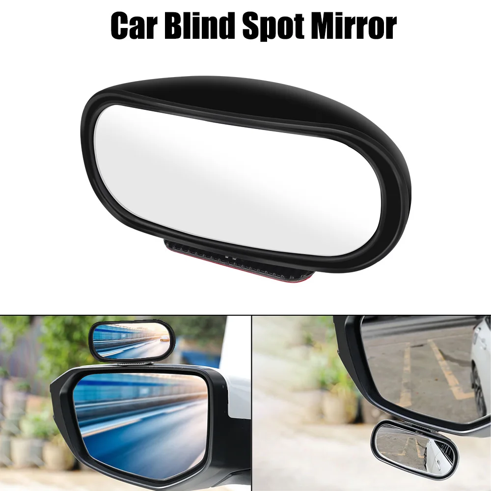 Car Accessories Reverse Blind Spot Car Mirror Auxiliary Rear View Mirror Wide Angle Side Rear Mirrors Universal 360° Adjustable