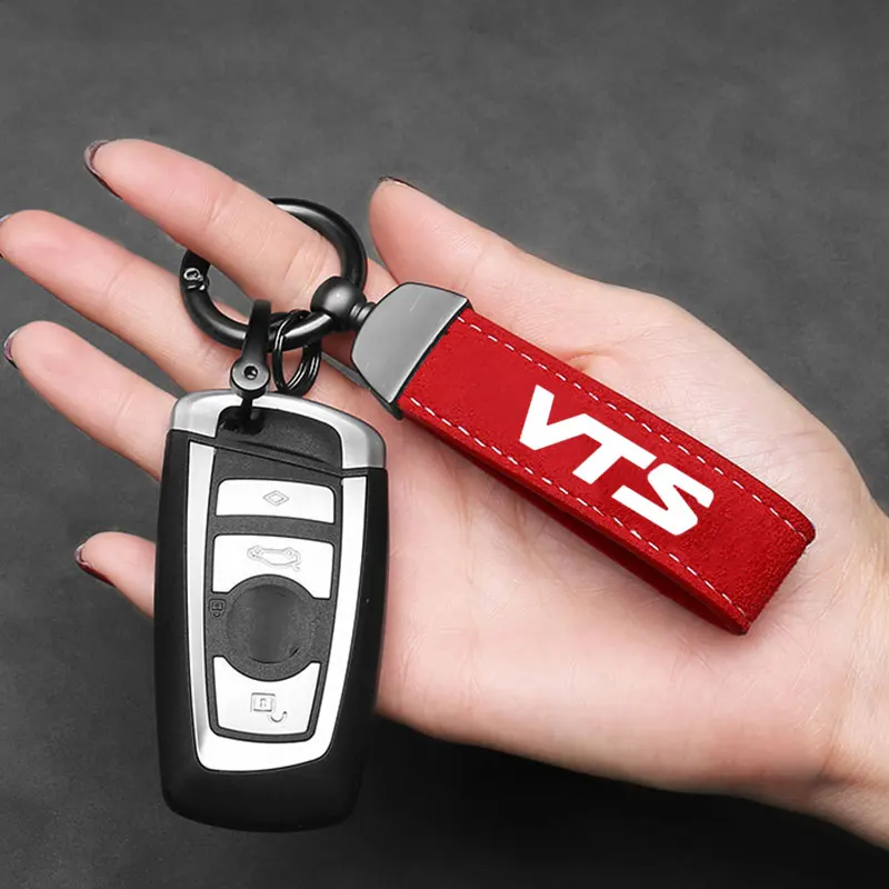 Car Keychain Charm Pendant Fashing Decoration Horseshoe Buckle Simple KeyRing Jewelry Gift For Citroen VTS Auto Accessories