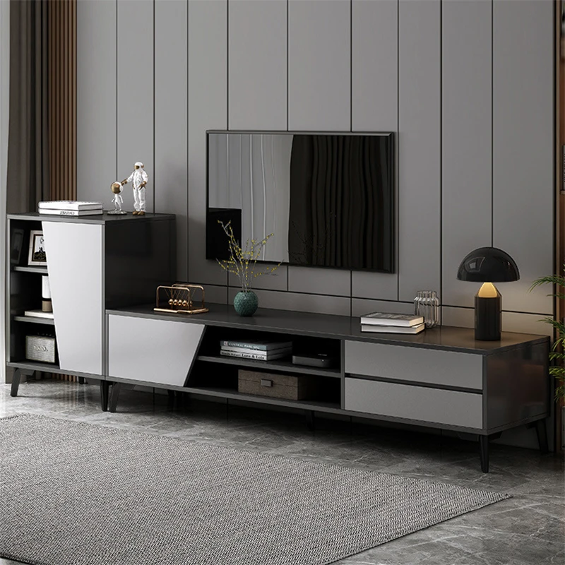 TV cabinet simple modern home living room background wall small unit bedroom simple narrow style