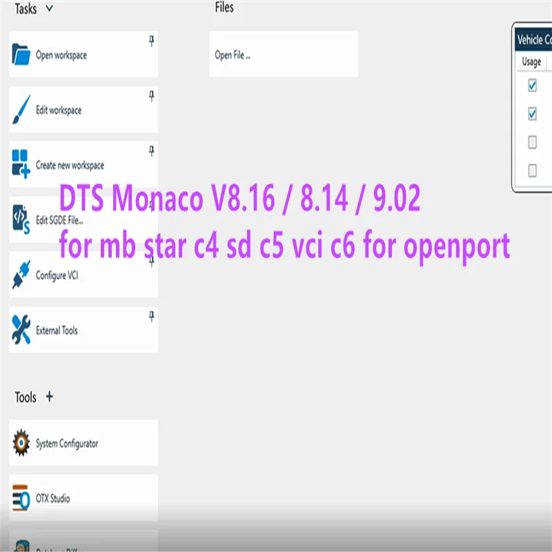

2025 Hot selling DTS Monaco V8.16 / 8.14 / 9.02 for mb star c4 sd c5 vci c6 for openport tool remote install online and activate