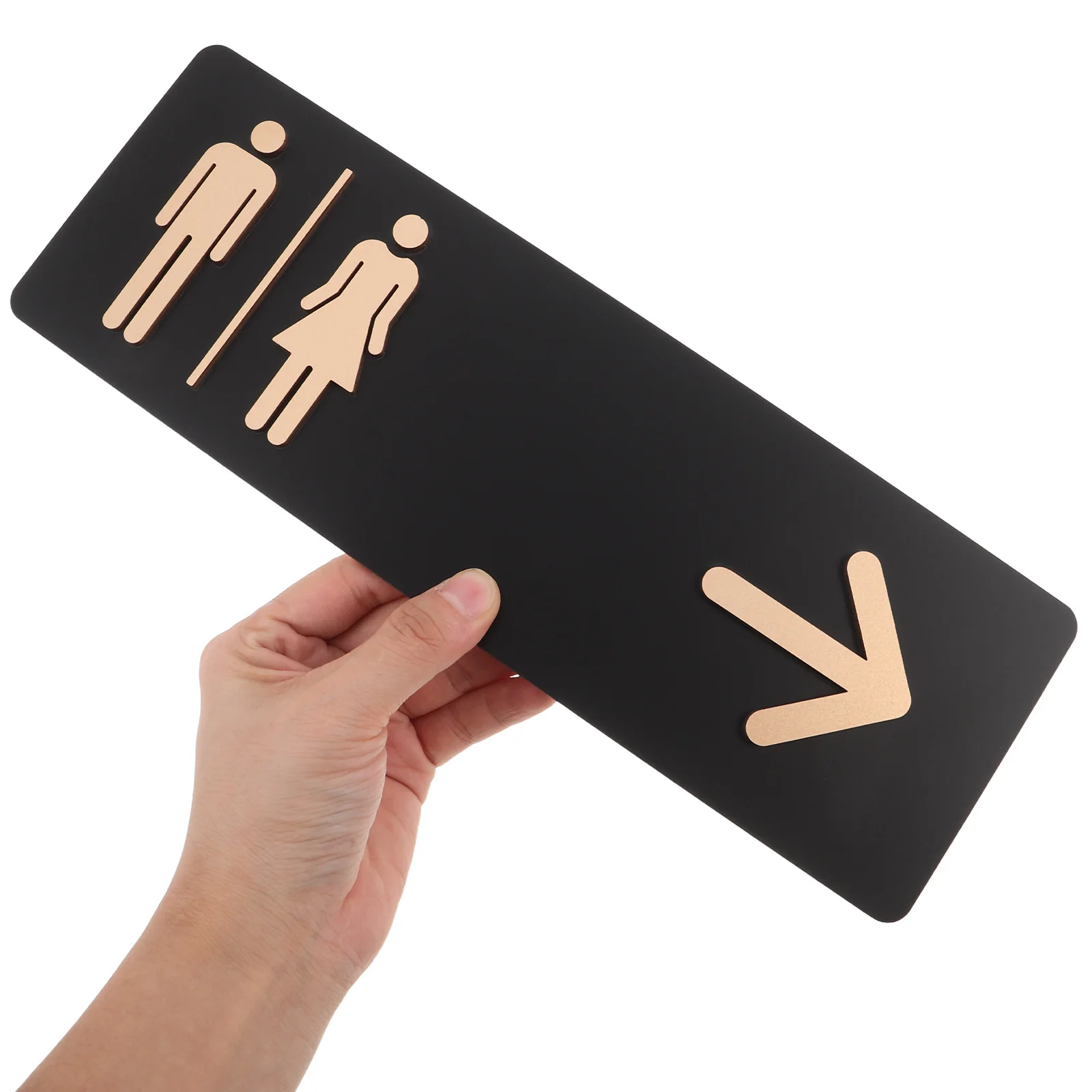 

Bathroom Sign For Home: Matte Modern Acrylic Toilet Door Indicator Office Restaurant Washroom Men Women Restroom Decor Wall