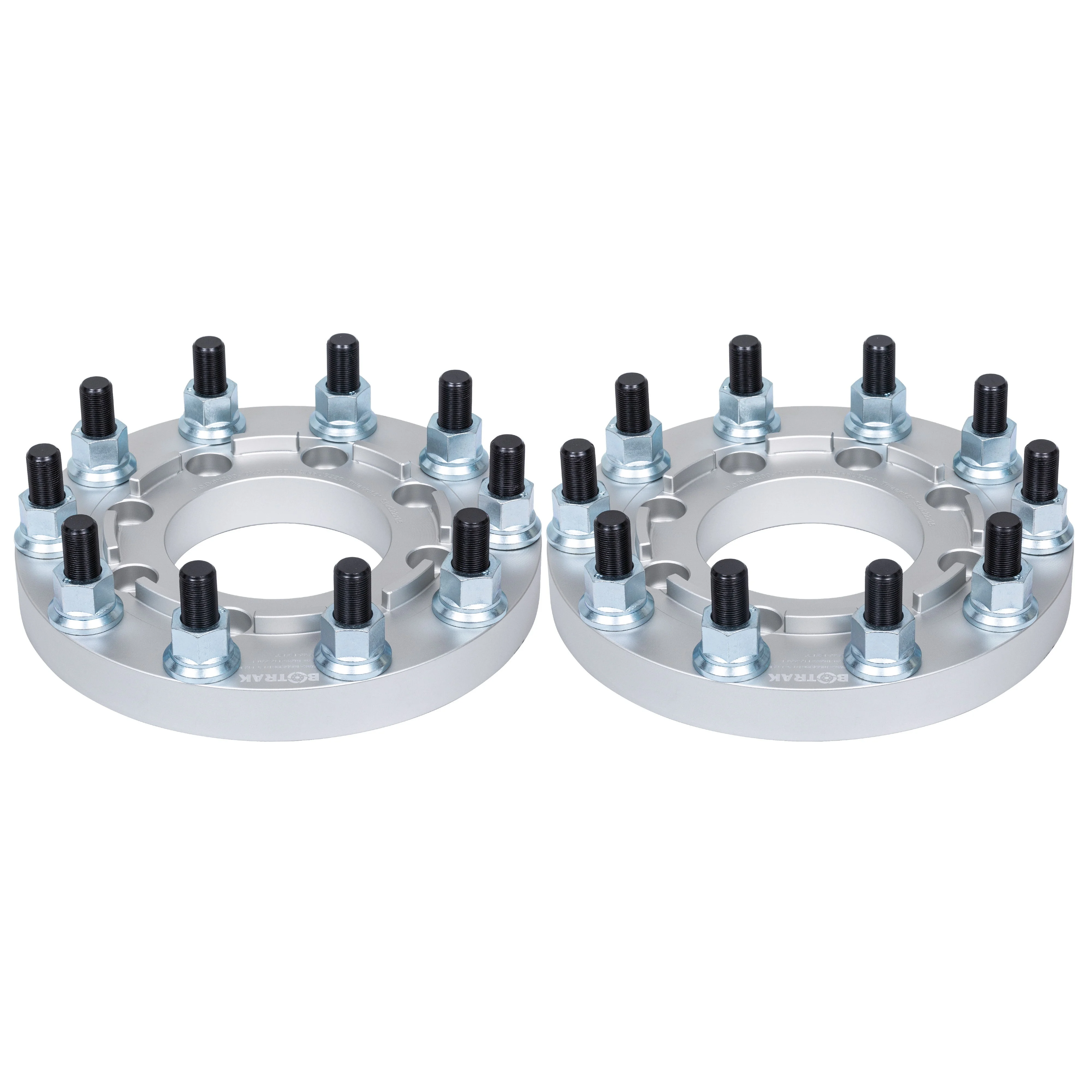 

BOTRAK 1.25" 8 to 10 lug 8x200 to 10x285 22.5" 24.5" f350 f450 semi wheel adapter