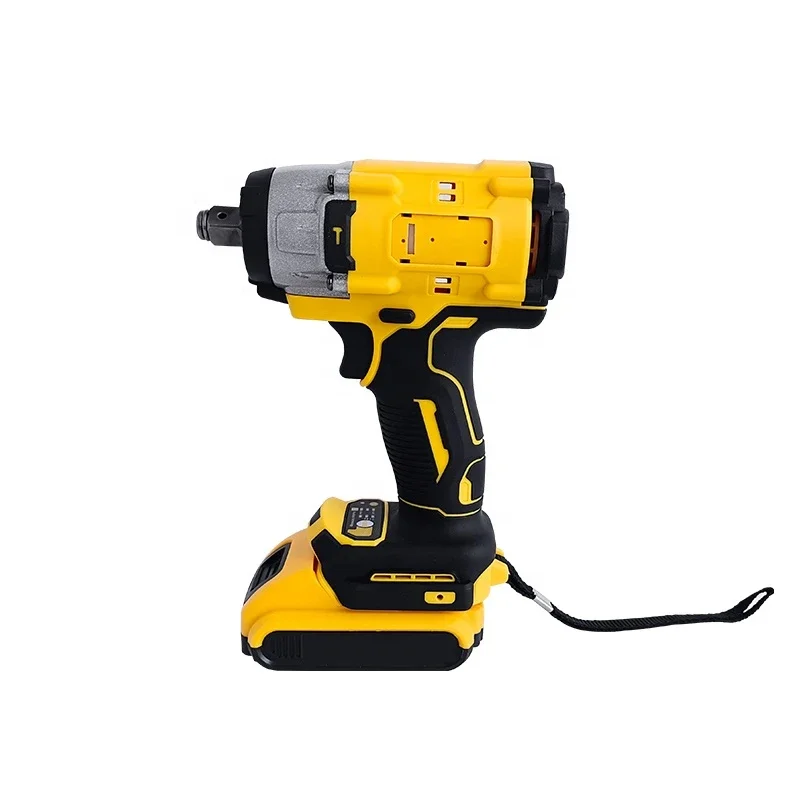 Power Tools Brushless Lithium Ion Cordless Ultra High Torque 380-550N.m Impact Electric Wrench Hammer Crusher Wear Parts