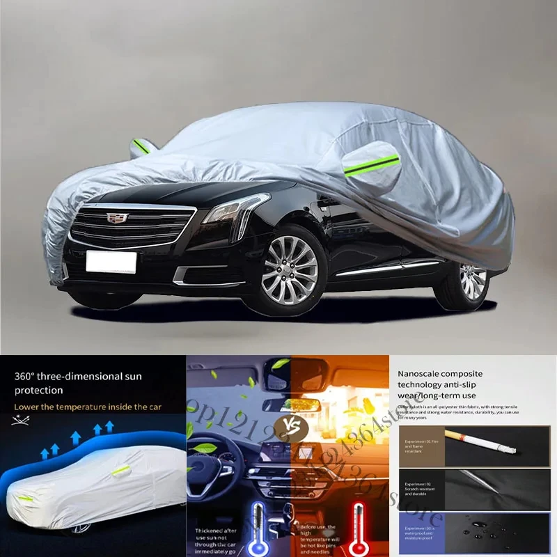 

For Cadillac-XTS Auto Anti snow Anti dust Anti-uv Anti peeling paint And Anti Rainwater 210t car cover Car cover protection