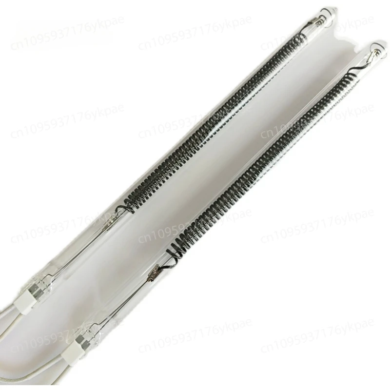 Barbecue heating tube Carbon fiber single-ended industrial heating tube Single head Far infrared quartz