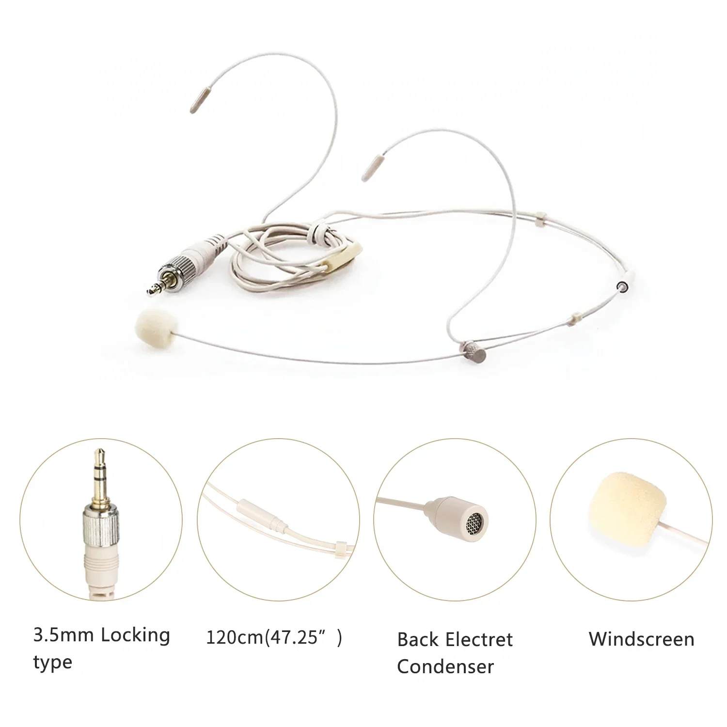 2026 Saramonic DK6 Professional Cordless Mic Stereo Headset Condenser Microphone For Wireless Transmitter Live Streaming Teacher