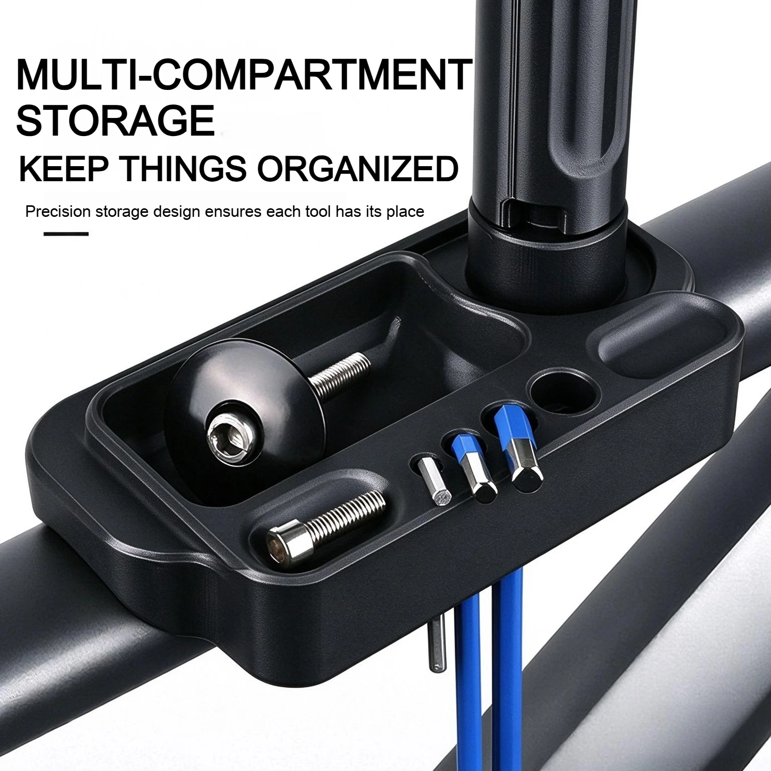 Universal Bicycle Virtual Head Tube Stand Maintenance Tool Tray Storage ...