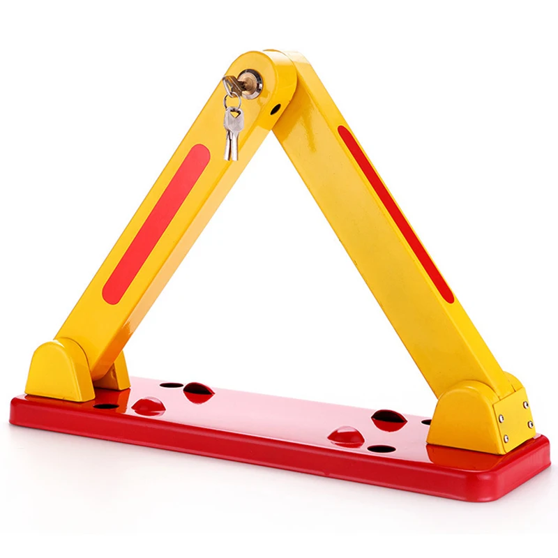 

Замок для парковки автомобиля с утолщенным защитой от столкновений, треугольный замок для парковочного пространства, замок с держателем наклона