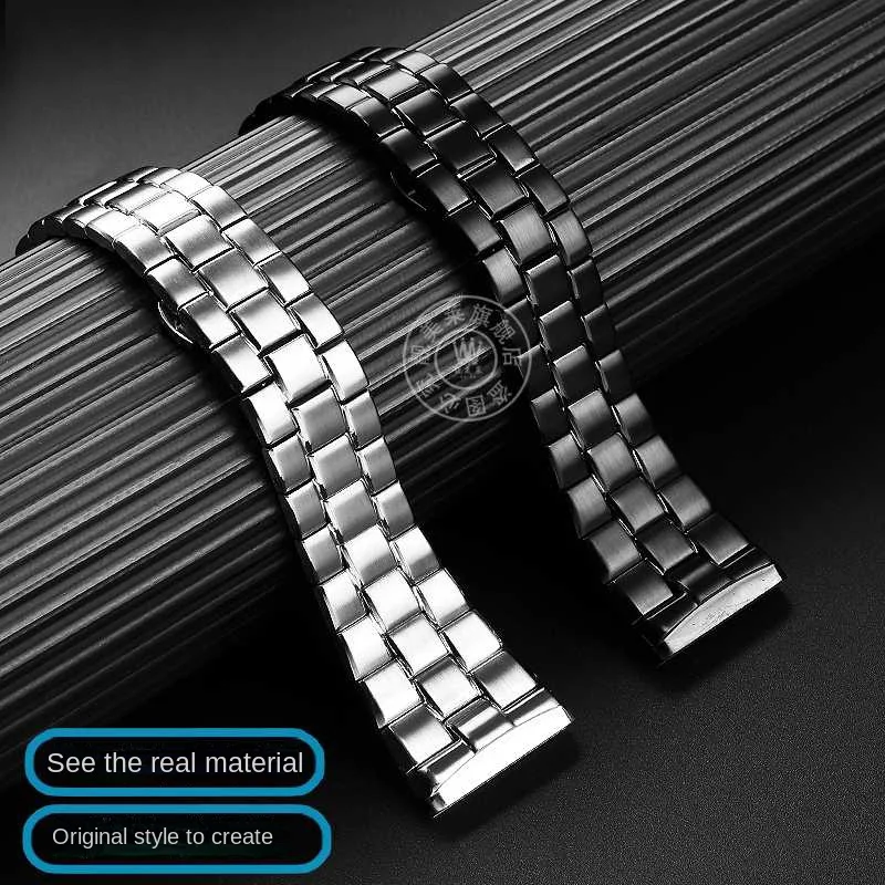 28mm For Seven Fridays Watch Strap Chain Stainless Steel Men's Watchband PS1/01M M202M Metal Clasp matte Bracelet Accessories
