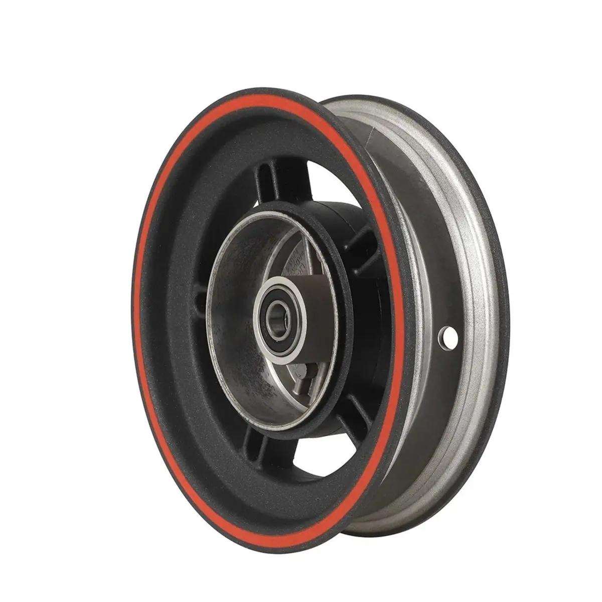 

For 5 Max Electric Scooter 10 Inch Front Wheel Hub Aluminum Alloy Rim Front Wheel Hub Replacement Parts [T34-2026]