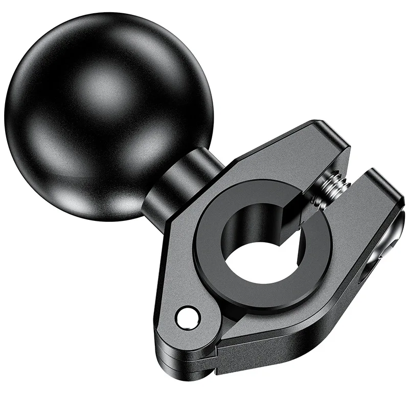 1 inch Ball Head Mount Adapter Motorcycle Bicycle Handlebar Clip Rearview Mirror Bracket for GoPro 10 9 8 Camera Mounts