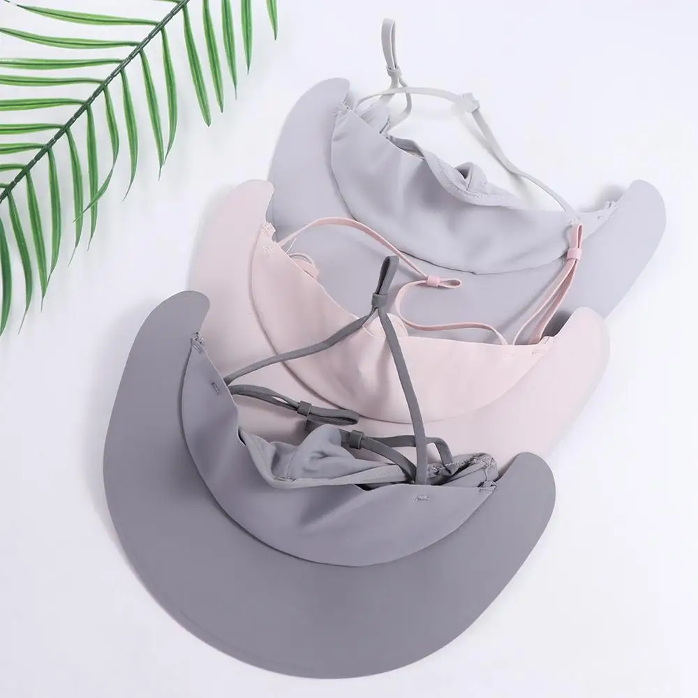 Adjustable Sunscreen Face Scarf Ice Silk Mask Face Mask Solid Color Face Cover Summer UV Protection Face Gini Mask Cycling