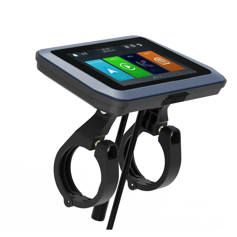 LCD Biking Bicycle Cycling Bike CarPlay Computer Wireless Bike CarPlay Android Auto Waterproof Digital Meter Riding Navigation H