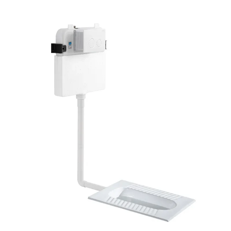 Thickened embedded wall hidden hidden water tank, invisible squatting toilet squatting toilet squatting pit