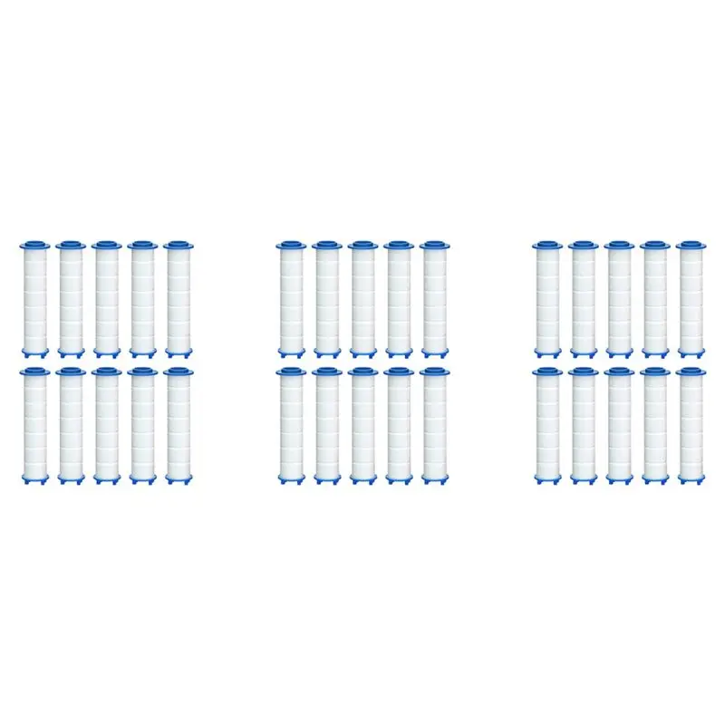 

CKFAM-30Pcs Replacement Shower Filter For Hard Water - High Output Shower Water Filter To Remove Chlorine And Fluoride