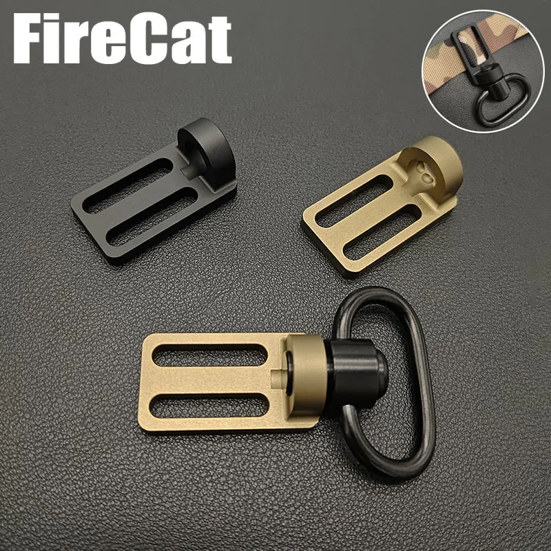 1PC Tactical Quick Detach Release QD Sling Swivel Scope Metal Mount Ring Works With 2 To 1 Point Sling Shoulder  Accessories