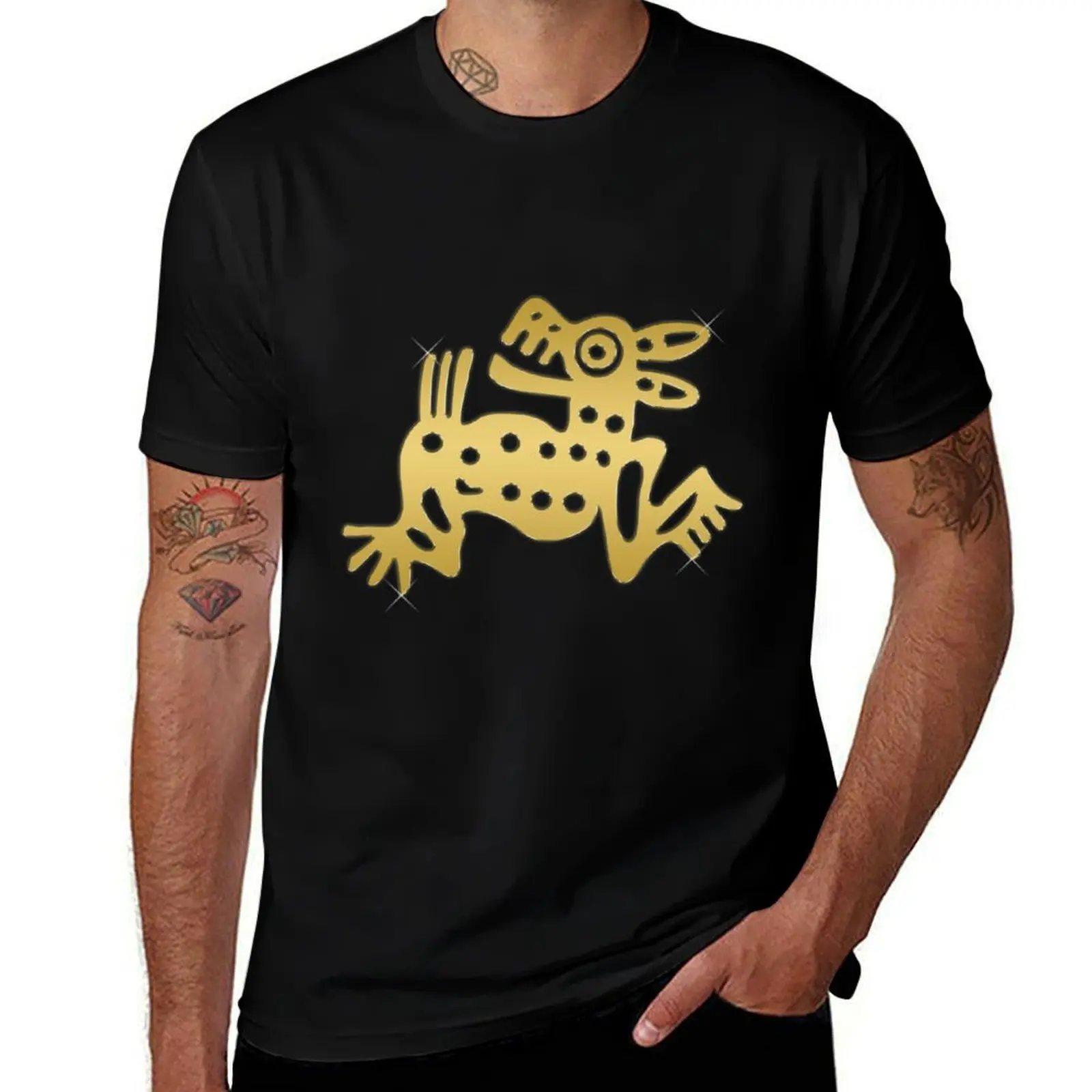 Mazatl T-Shirt Big Size Crew Neck T-Shirt