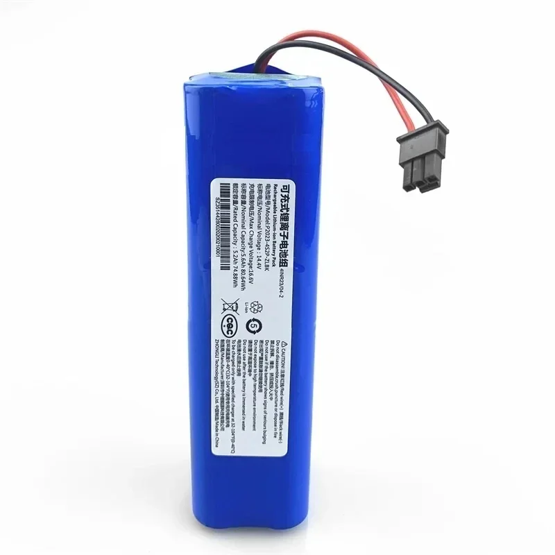 แบตเตอรี่สำรอง14.4V 12800mAh สำหรับ eufy robovac ชุด X8อะไหล่อะไหล่เครื่องดูดฝุ่นหุ่นยนต์ไฮบริด