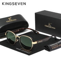 KINGSEVEN Brand Original Sunglasses Men Polarized UV400 Luxury Women Eyewear Male Outdoor Round Frame Causal Fashion Glasses
