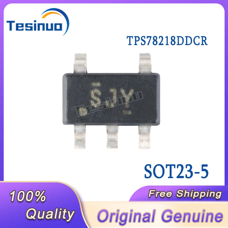 5/PCS New Original TPS78218DDCR TPS78218 SJY SOT23-5 1.8V 150mA Linear Voltage Regulator Chip In Stock