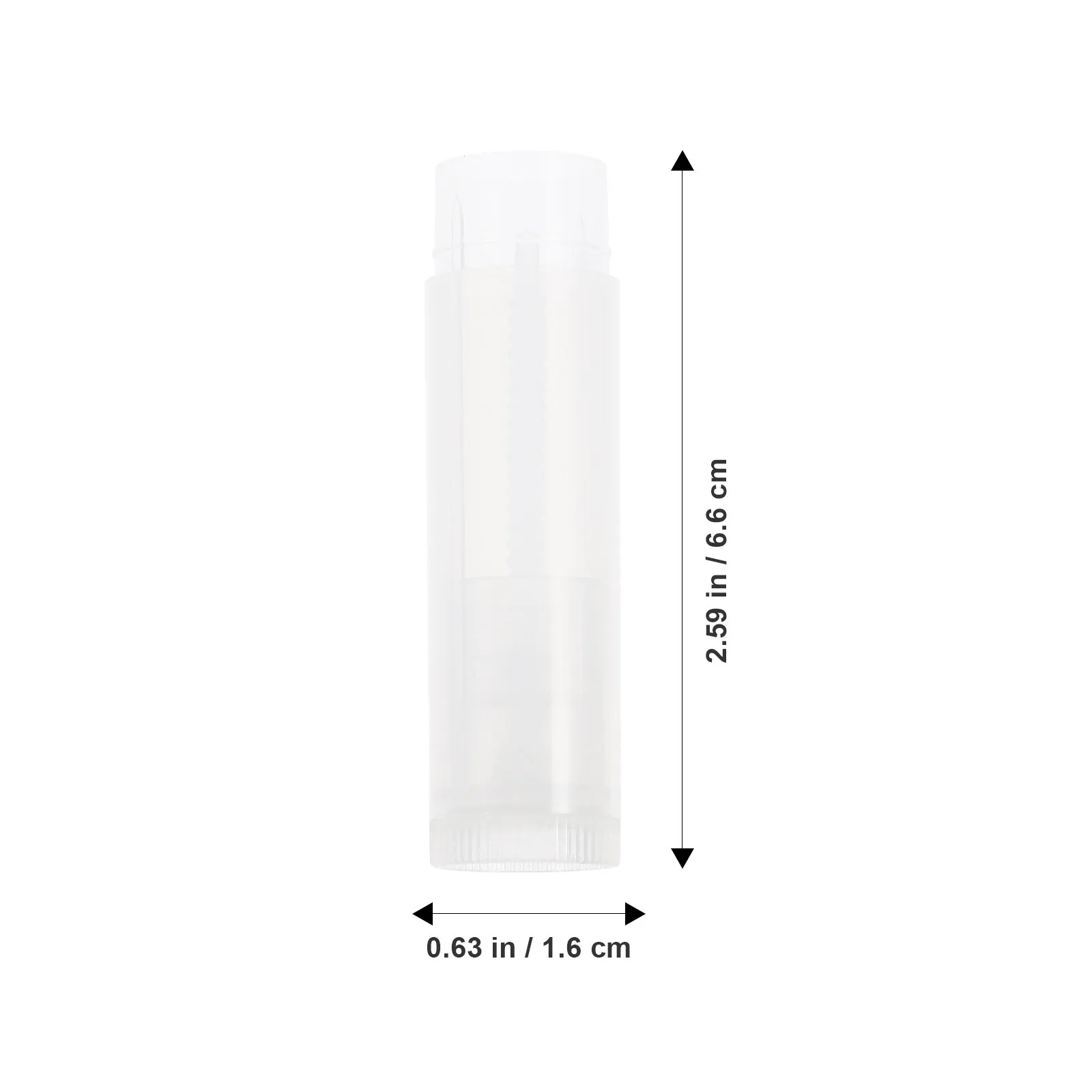 100 stuks lippenbalsem tubes DIY lege containers push-wheel tubes draagbaar makkelijk te gebruiken lippenstift opbergruimte